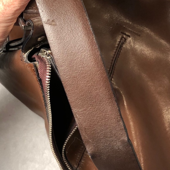 Brown Leather Hobo - Picture 6 of 7